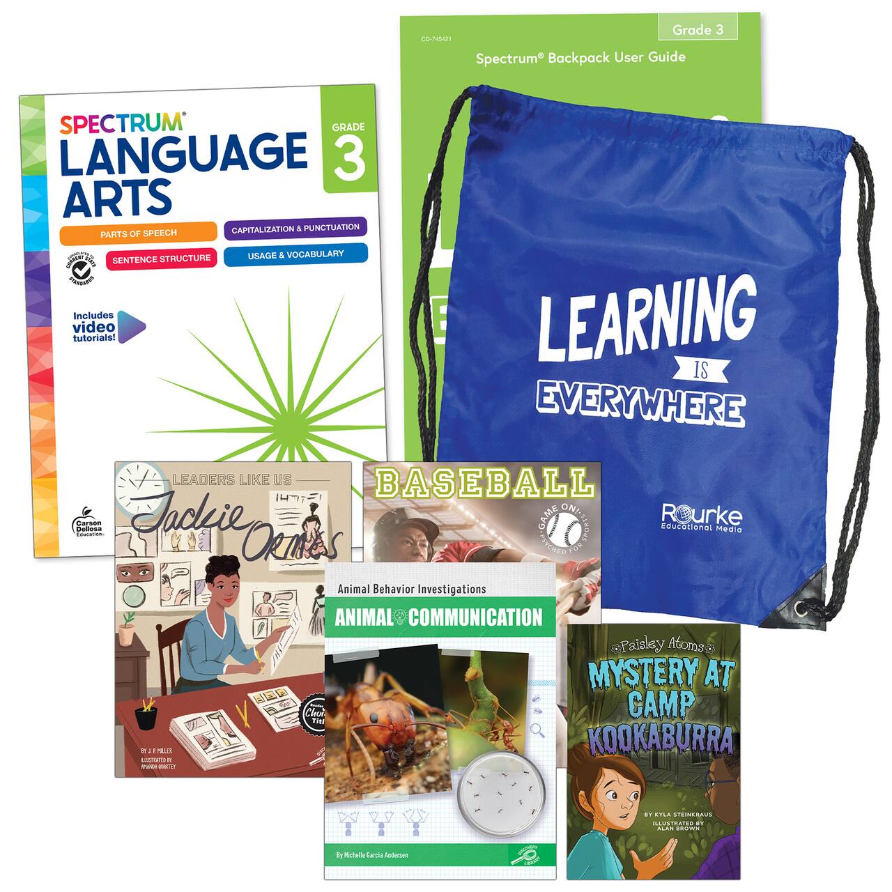 Spectrum® Language and Literacy Backpack, Grade 3